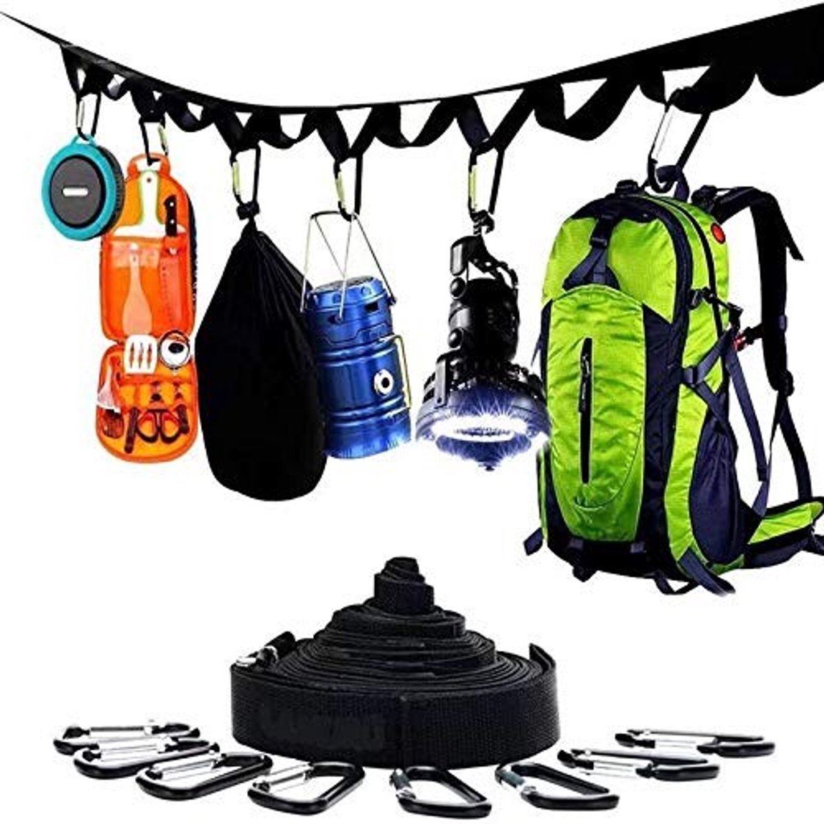 Dailygoods- Waslijn Uittrekbaar - Camping Waslijn - Drooglijn Buiten - Nylon Waslijn - Weerbestendig - Lichtgewicht 167 g