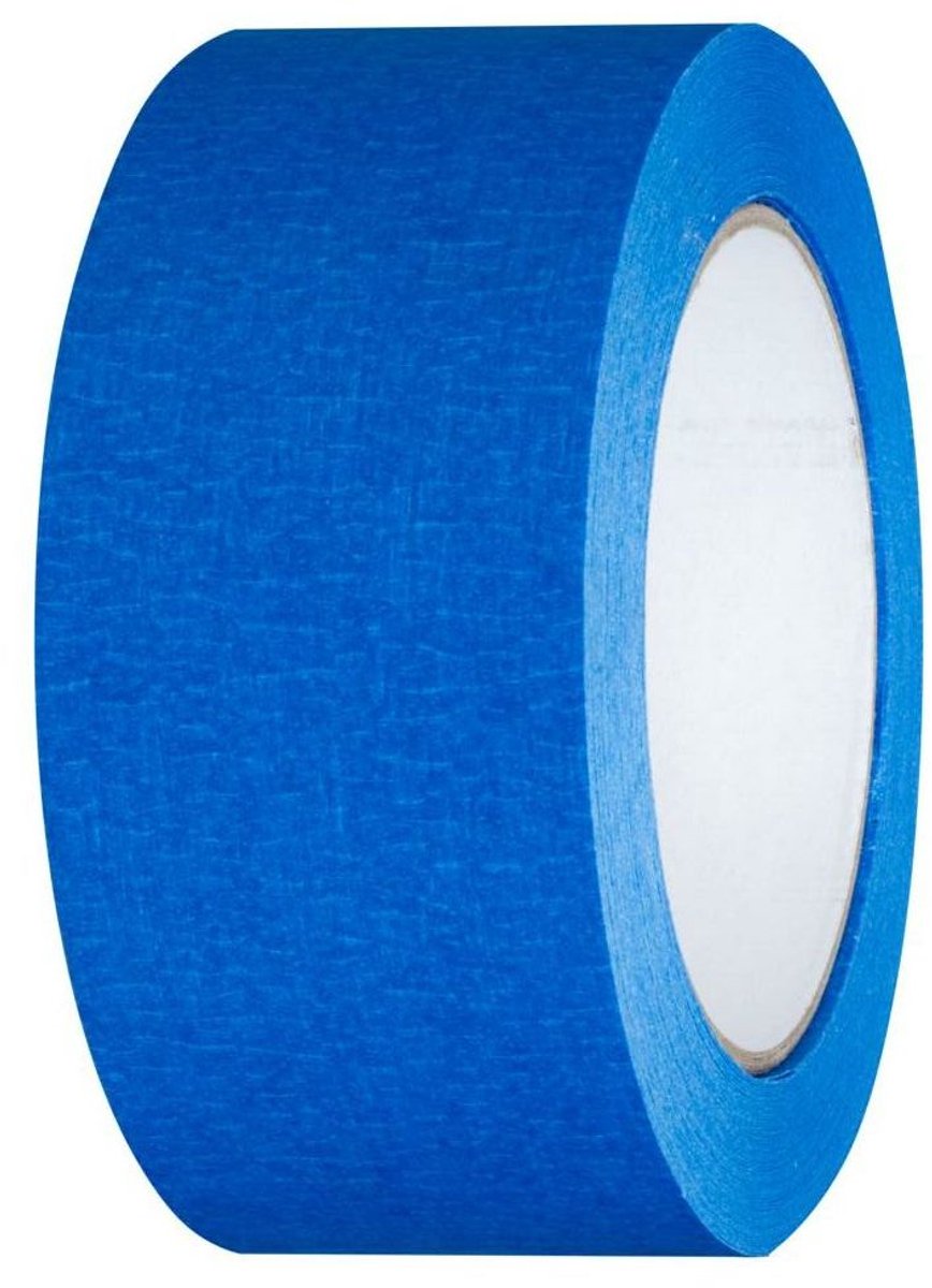 Blauwe Afplaktape 48mm x 50m - Professioneel Schilderwerk Binnen & Buiten