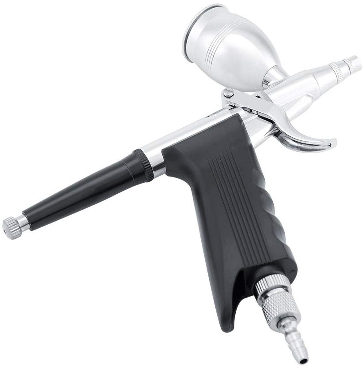 Dailygoods - Dual Action Airbrush Spuitpistool Kit voor Verf en Kunstprojecten
