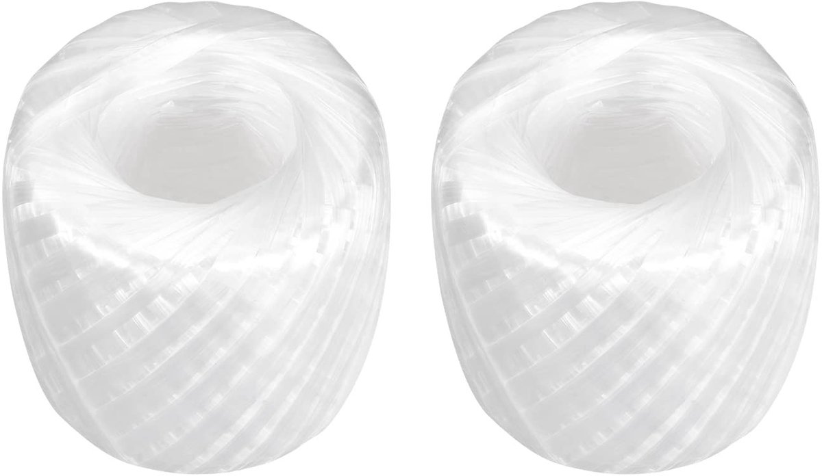 Dailygoods- Touw 200m - Polyester/Nylon - Huishoudelijk - DIY - Gebundelde Verpakking - Lichtgewicht - Koord