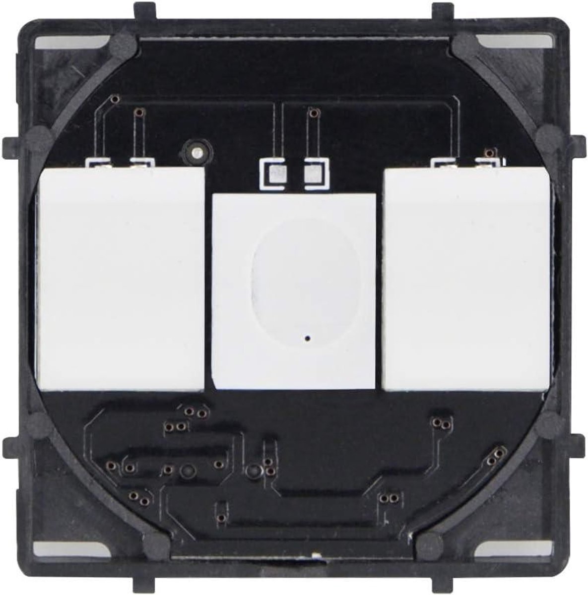 Aanraakschakelaar - Muurdimmer - Verlichting Regelen - LED Basisverlichting - 86x86 mm - Zwart