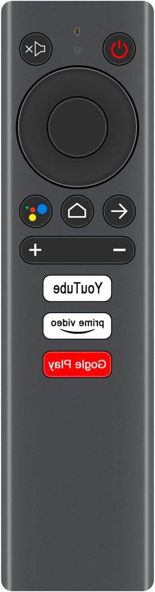 Vervangende Afstandsbediening - Universele Afstandsbediening - TV Box Bediening - Spraakbesturing - 10 Meter Bereik - Zwart