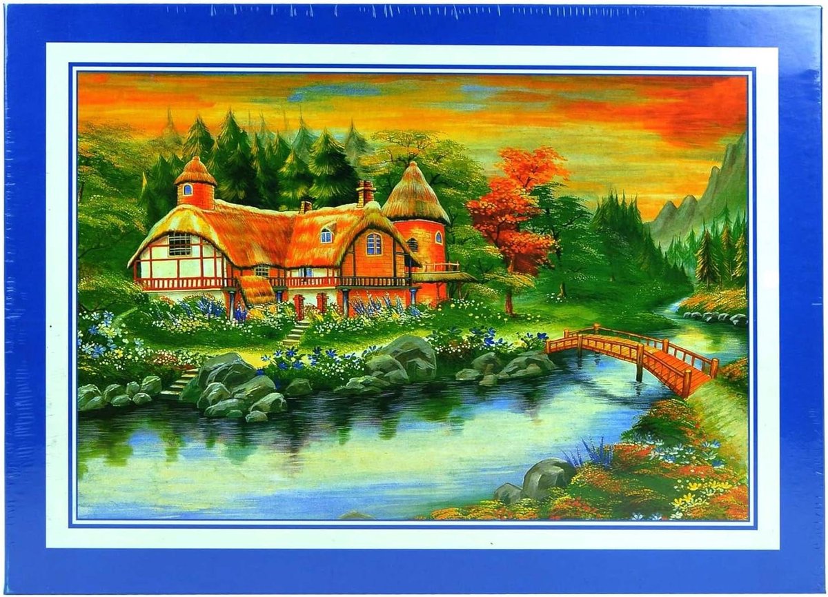 Legpuzzel Stad - Puzzel 1000 stukjes - Binnenplezier Gezin - Unieke stukvormen - 1000 stukjes - Multicolor