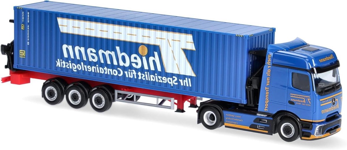Vrachtwagen Model - Miniatuur Auto - Modelbouw Diorama - Schaal 1:87 - 26 cm - Zijdelader