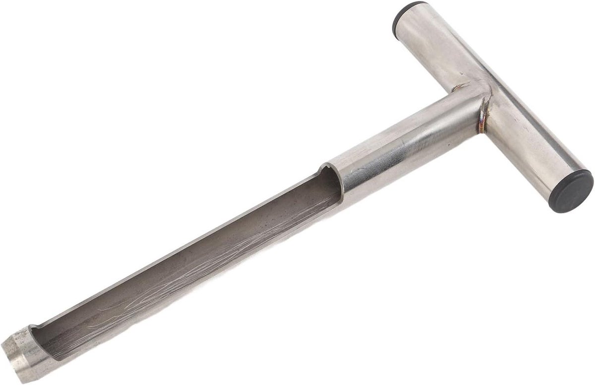 Bodemmonsternemer Sonde - Bodemtestinstrument - Plantenverzorging Tuin - Roestvrijstalen Constructie - 30 cm Lengte - Zilver