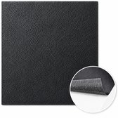 GLODI GOODS® Zelfklevend leer reparatie set 50 X 50CM – kunstleer decoratiefolie – meubelfolie waterdicht – leren bank – ZWART