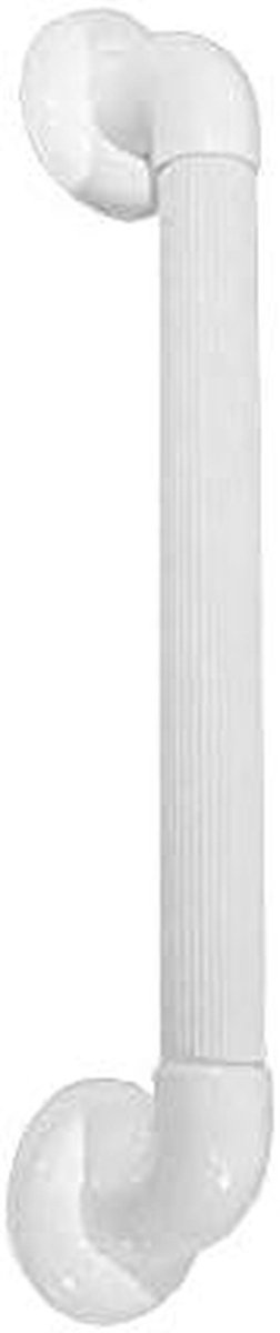 Wandgrepen Badkamer - Steunbeugels Veiligheid - Valpreventie Thuis - Geribbelde PVC Grip - 60 cm - Wit