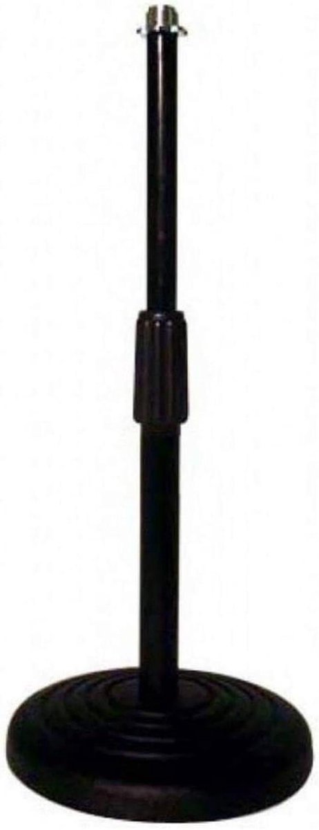 Microfoonstandaard Desktop - Microfoonhouder Tafel - Zelf Opnemen - Telescopische Secties - 22-33 cm - Zwart
