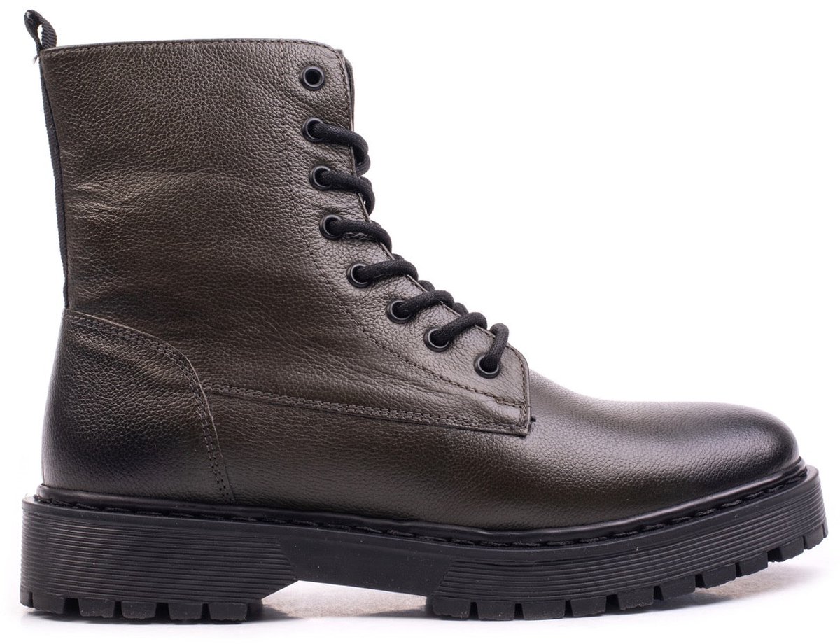 Vaton london veterboots legergroen leer