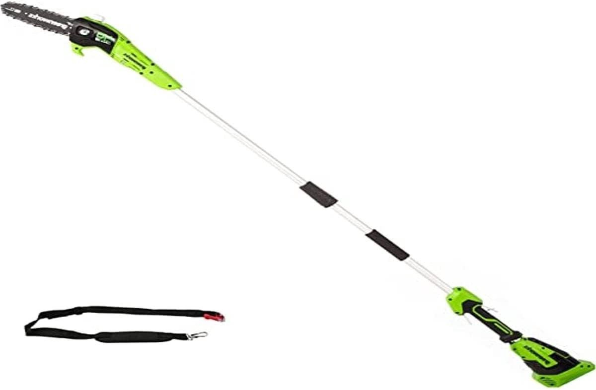 Accu Snoeischaar - Hoge Takken - Tuinonderhoud - Automatische Smering - 20cm Zaagblad - Groen