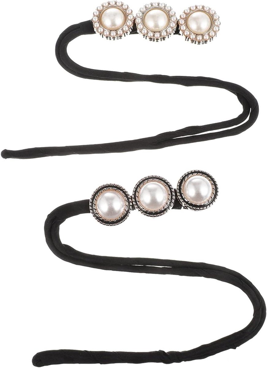Haaraccessoire Set - Knot Vormgever - Haar Styling - Elegant Ontwerp - 4 Stuks - Zwart