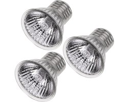 Isolatie Warmtelamp - Reptielenlamp - Terrarium Klimaat - Bevordert Vitamine D - 5 x 5 x 5 cm - Zilver
