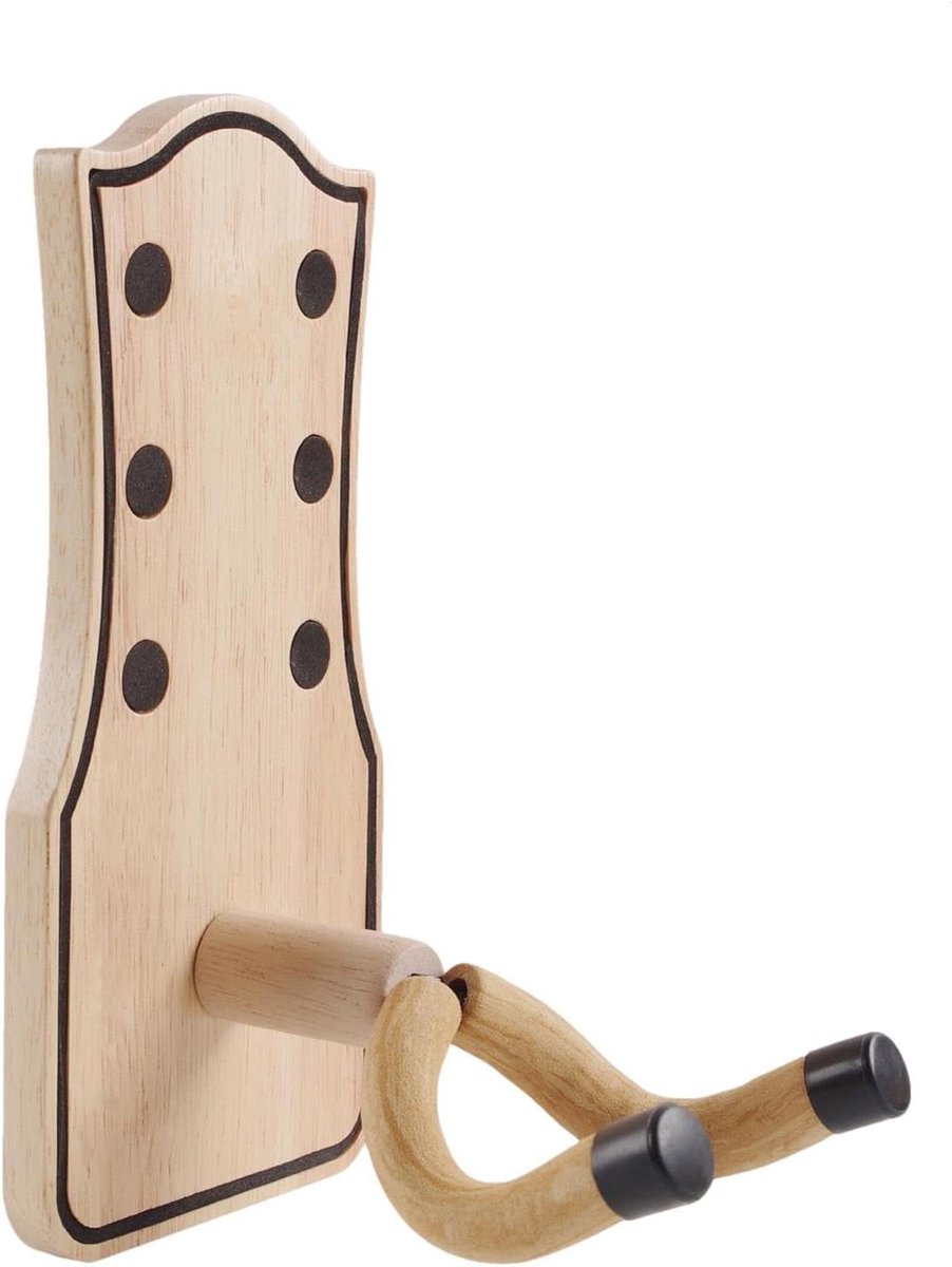 Gitaar Haak Muur - Gitaar Hanger Houder - Gitaar Opslag - Massief Houten Constructie