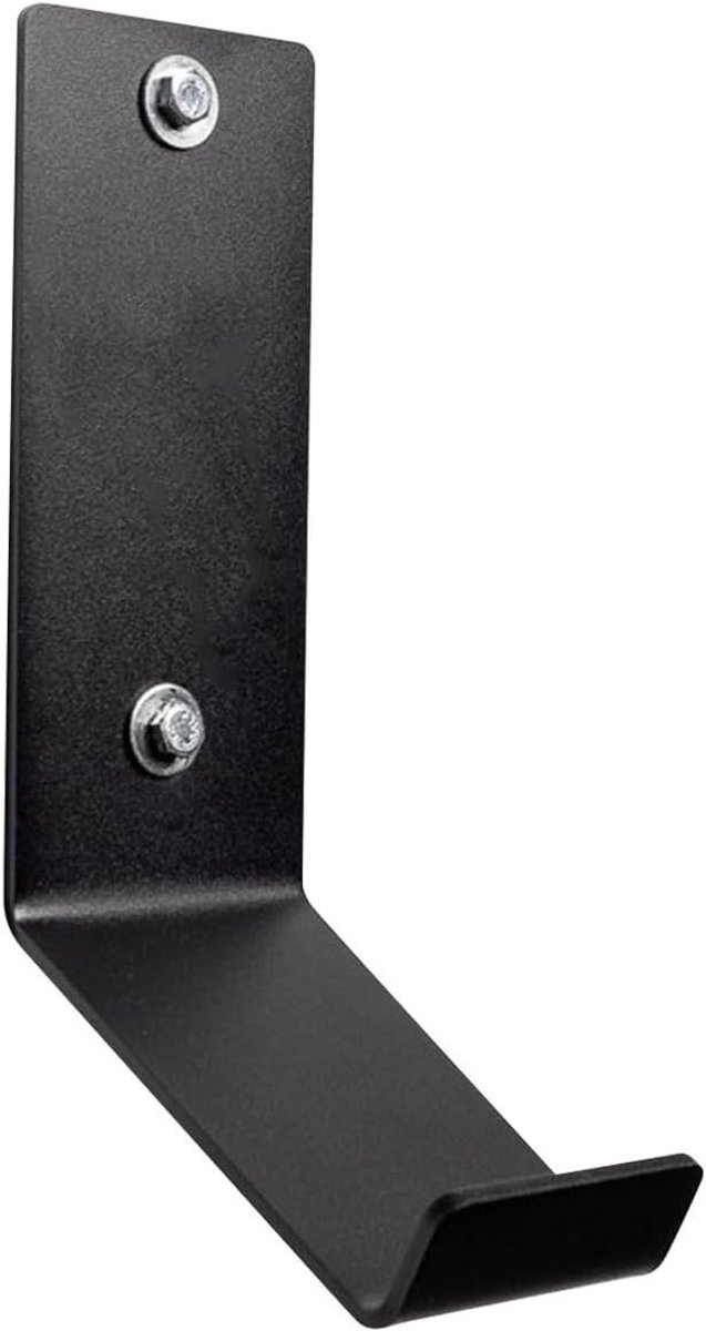 Kettlebell rek - Wandrek gewichten - Home gym organiseren - Robuuste stalen constructie - 175 cm breed - Zwart