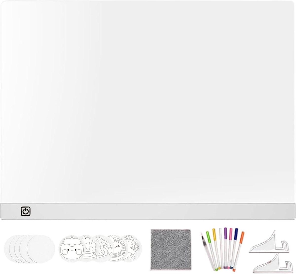 LED Tekentafel - Lichtbak Tekenen - Kinderen Leren - USB Aangedreven - 30x20cm - Meerdere Kleuren