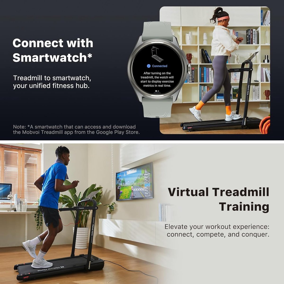 Opvouwbare loopband - Thuis loopapparaat - Thuis sporten - 3-in-1 functie - 120 kg capaciteit - Zilver