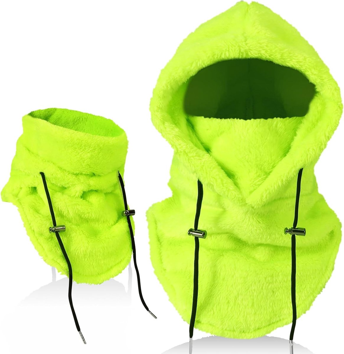 Fleece Winter Balaclava voor Skiën en Outdoor Activiteiten - Multifunctionele Winddichte Hoed met Nekwarmer voor Fietsen, Wandelen en Hardlopen