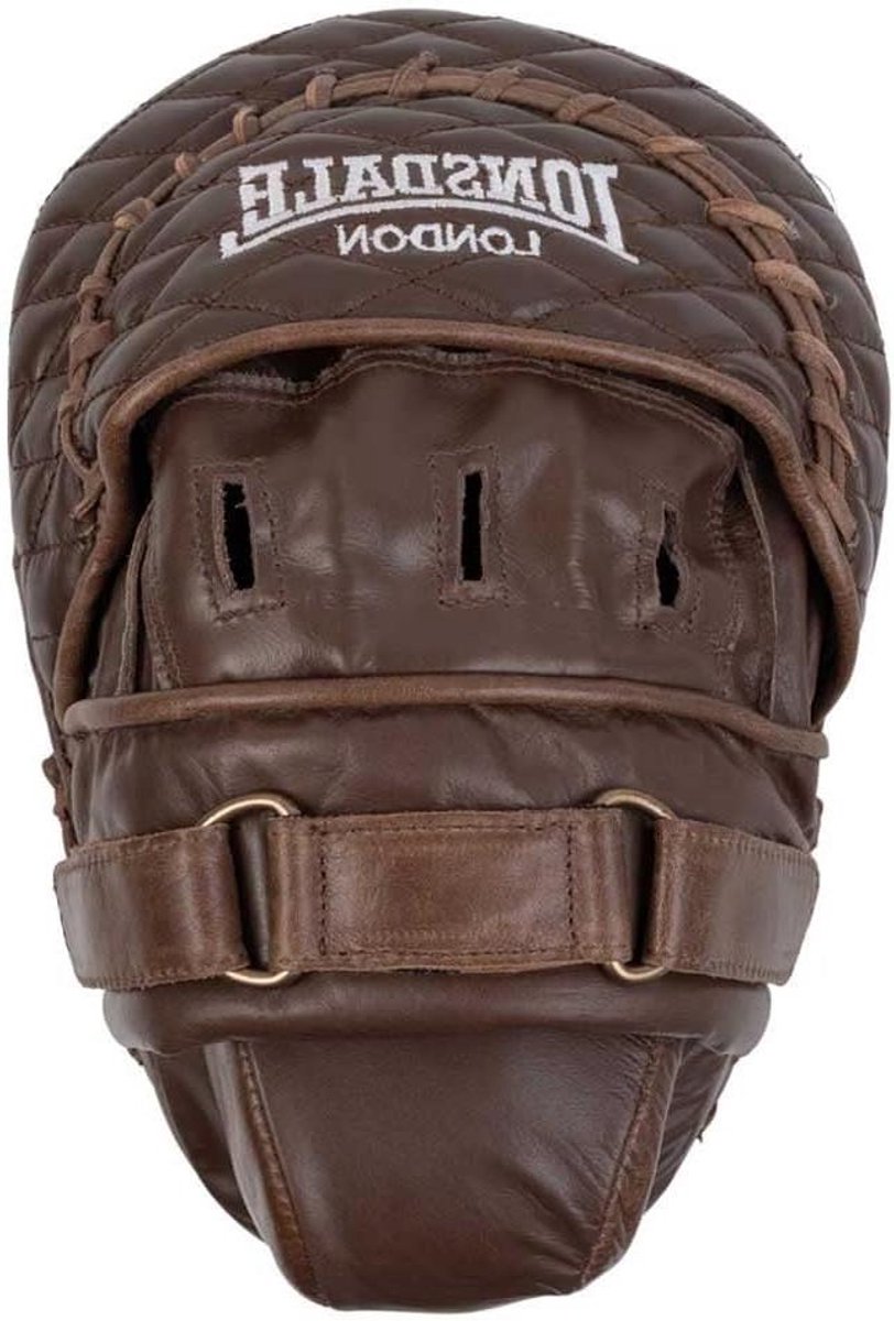 Handknijpers Leer - Focus Pads - Vechtsport Training - Ergonomisch Ontwerp - One Size - Vintage Bruin