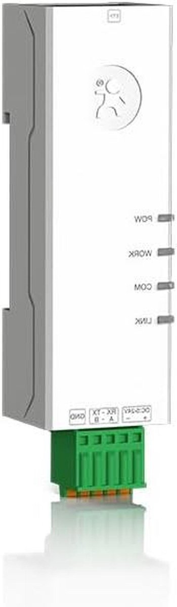 Seriële Converter - Ethernet Gateway - Gegevens Overzetten - Modbus RTU naar JSON - Compact Formaat - Grijs