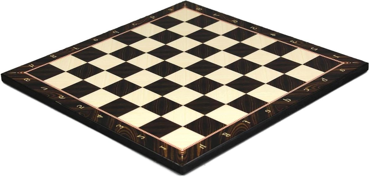 Schaakbord Hout - Walnoot Bord - Strategisch Spel - Gladde Afwerking - 39x39 cm - Houtkleur