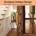 Antieke messing deurklink met Europese stijl, passend bij moderne en vintage meubels.