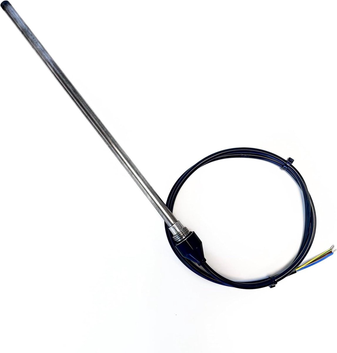 Verwarmingselement Handdoekradiator - Elektrische Staf - Handdoeken Drogen - Waterdicht IP64 - 350 mm Lengte - Mat Zwart
