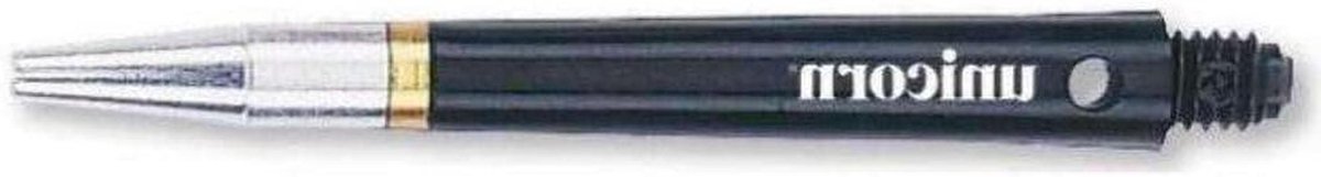 Darts Schroefas - Dart Accessoire Shaft - Darts Spelen - 360 Graden Roterend - 45 mm - Zwart/Ali