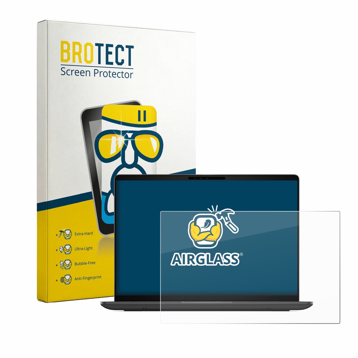 Screenprotector voor Dell Pro 5 Series 14 P514260 Beschermglas transparant