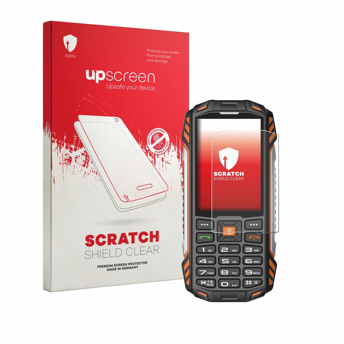 upscreen - Screenprotector voor Hammer H Power Plus LTE - Folie Beschermfolie transparant