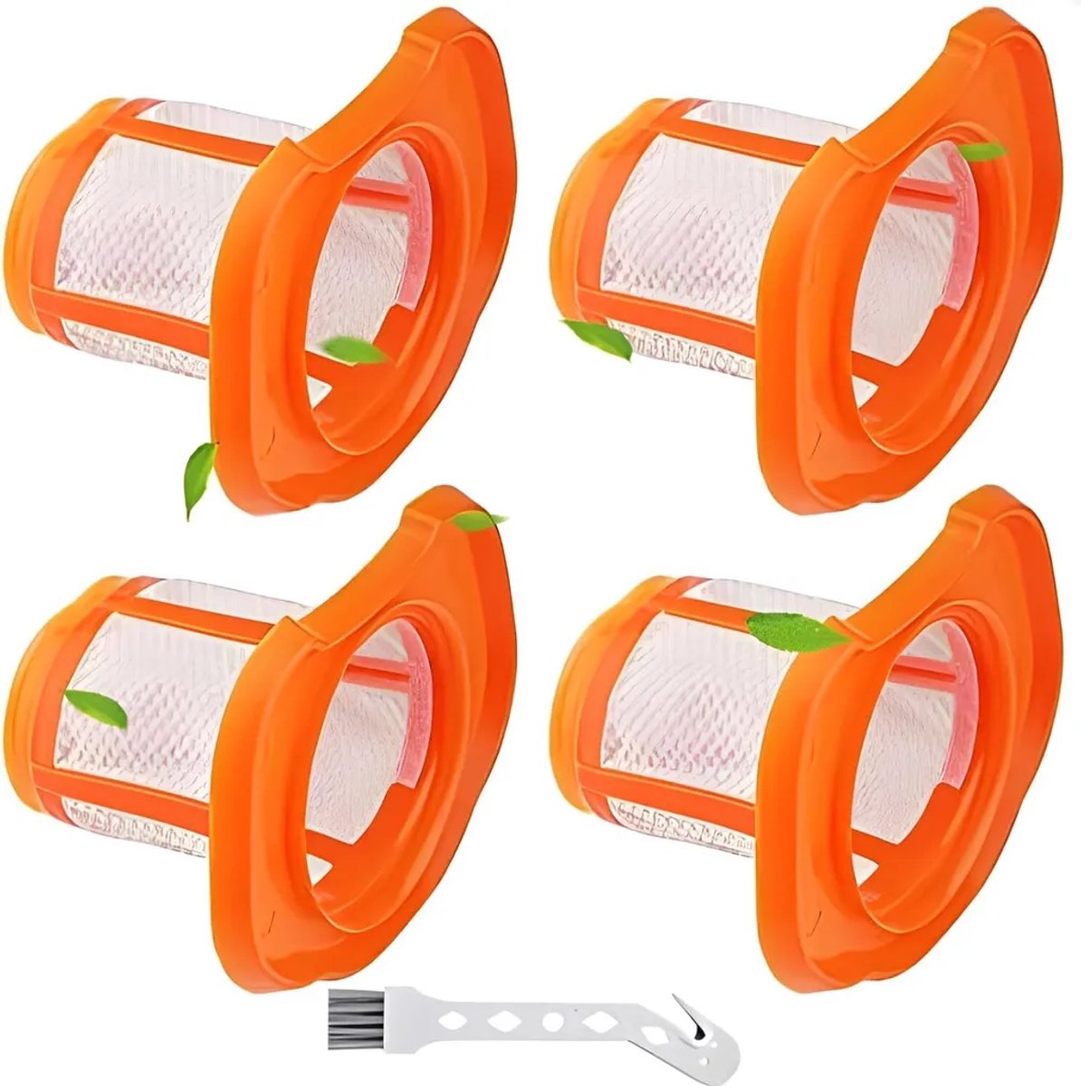 4 vervangende filterpatronen Geschikt voor Black+Decker
