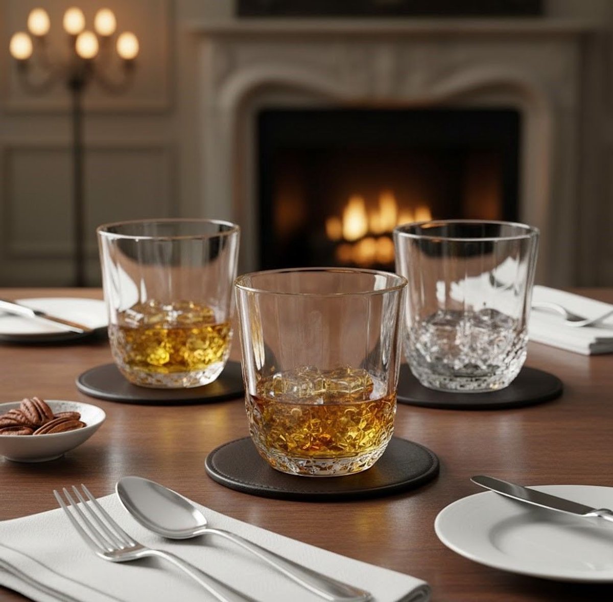 Asir - Whiskyglazenset (6 stuks) - Transparant - 100% GLAS - 19 x 29 x 10 cm