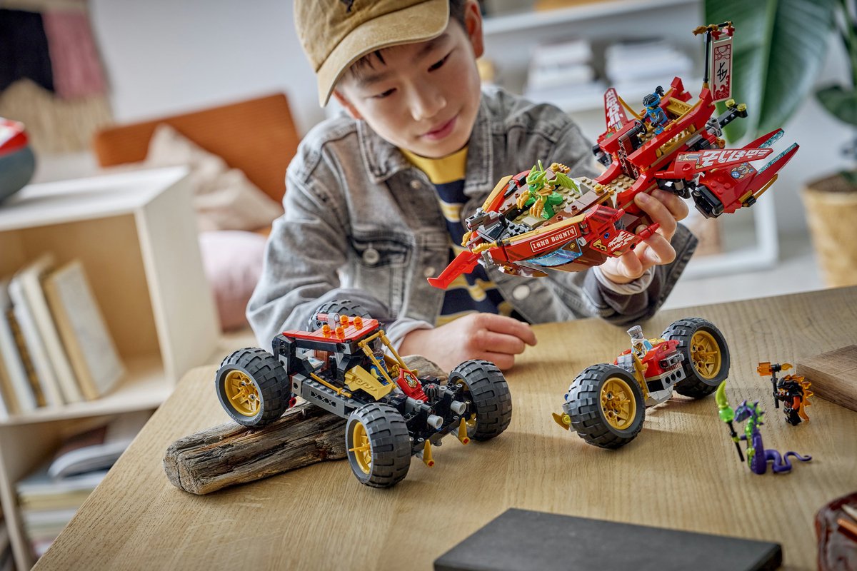LEGO NINJAGO Land-Bounty Bouwpakket met Truck Speelgoed voor Kinderen 71869 – foto 2
