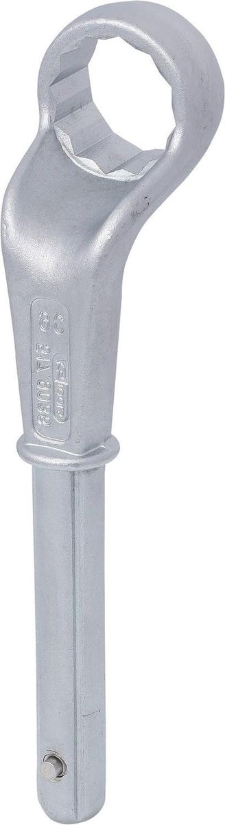 Trekringsleutel gebogen - Dubbelzijdige sleutel - Vastdraaien moeren - FlankTraction profiel - 36 mm - Transparant