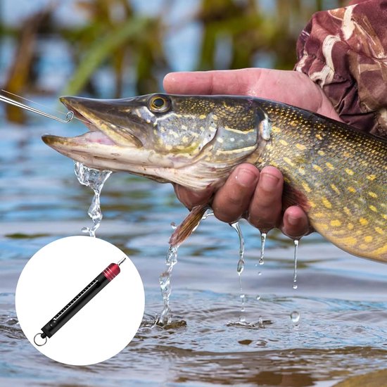 Dailygoods- Haakverwijderaar snel verwijderen - Afschroefmachine - Vishaken van roestvrij staal - Verstelbare ringmond - Geschikt voor zeevissen/zoetwatervissen - Beschermt handen en vissen - Vishaakverwijderaar van Dailygoods — afbeelding 2