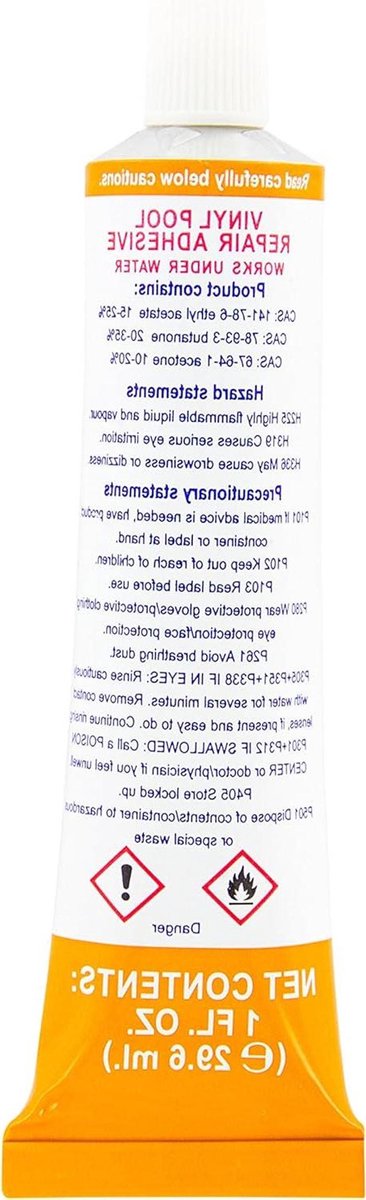 Zwembadfolie reparatieset - Vervangende folie - Lekkages dichten - Onderwater te gebruiken - 260 cm² - Blauw van Merkloos — afbeelding 4