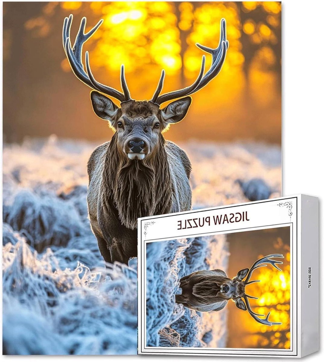 Houten Puzzel - Puzzelmat Legpuzzel - Ontspanning Thuis - Uniek Vormgegeven Stukjes - 4000 Stukjes - Multicolor