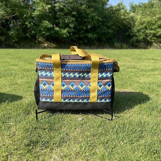 Koelbox Stand - Draagbare Cooler Standaard - Outdoor Koken - Klimaatbestendig Ontwerp - 26 x 7 cm - Zwart van Koelbox. — afbeelding 2