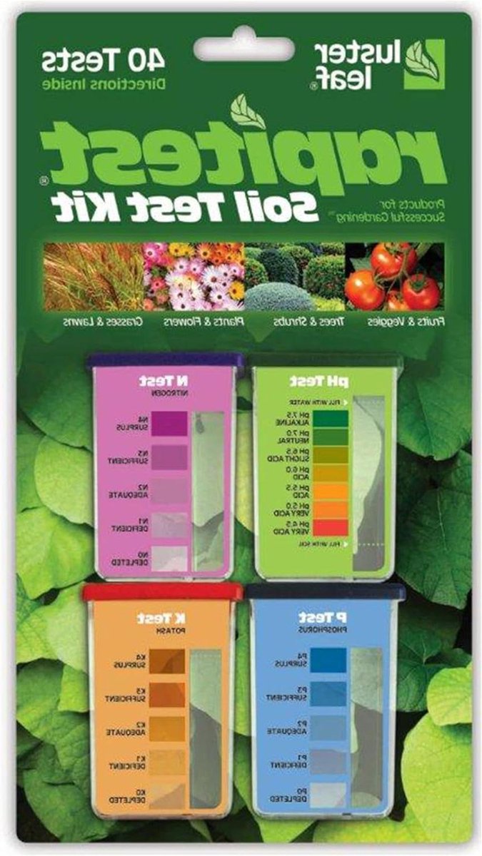 Bodemtest Kit - Plantenvoeding Test - Gezonde Planten Kweken - Snel Resultaat Thuis - 40 Tests - Wit