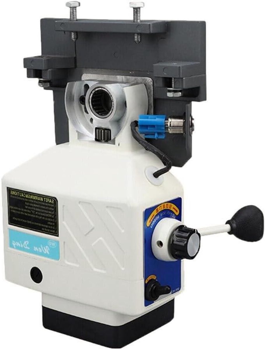 Automatische Freesmachine - Toevoer Unit - Precisie Frezen - Snelheidsregelbaar - 118 x 108 x 205 cm - Wit Zwart