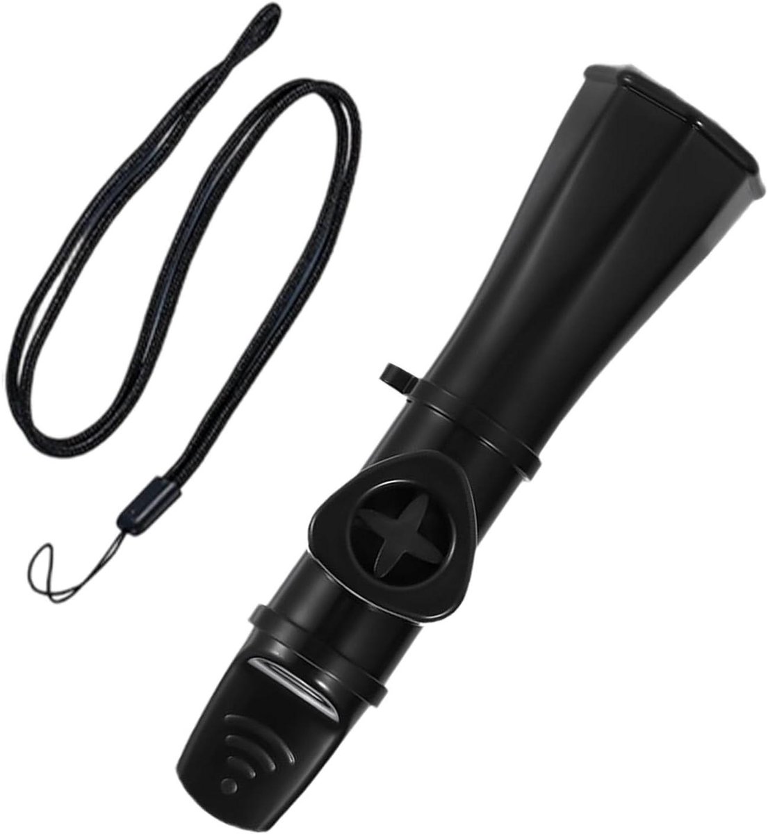 Speelgoedinstrument - Muziekspeelgoed - Muziek Maken - Geen Riet Nodig - 13.5 cm - Zwart