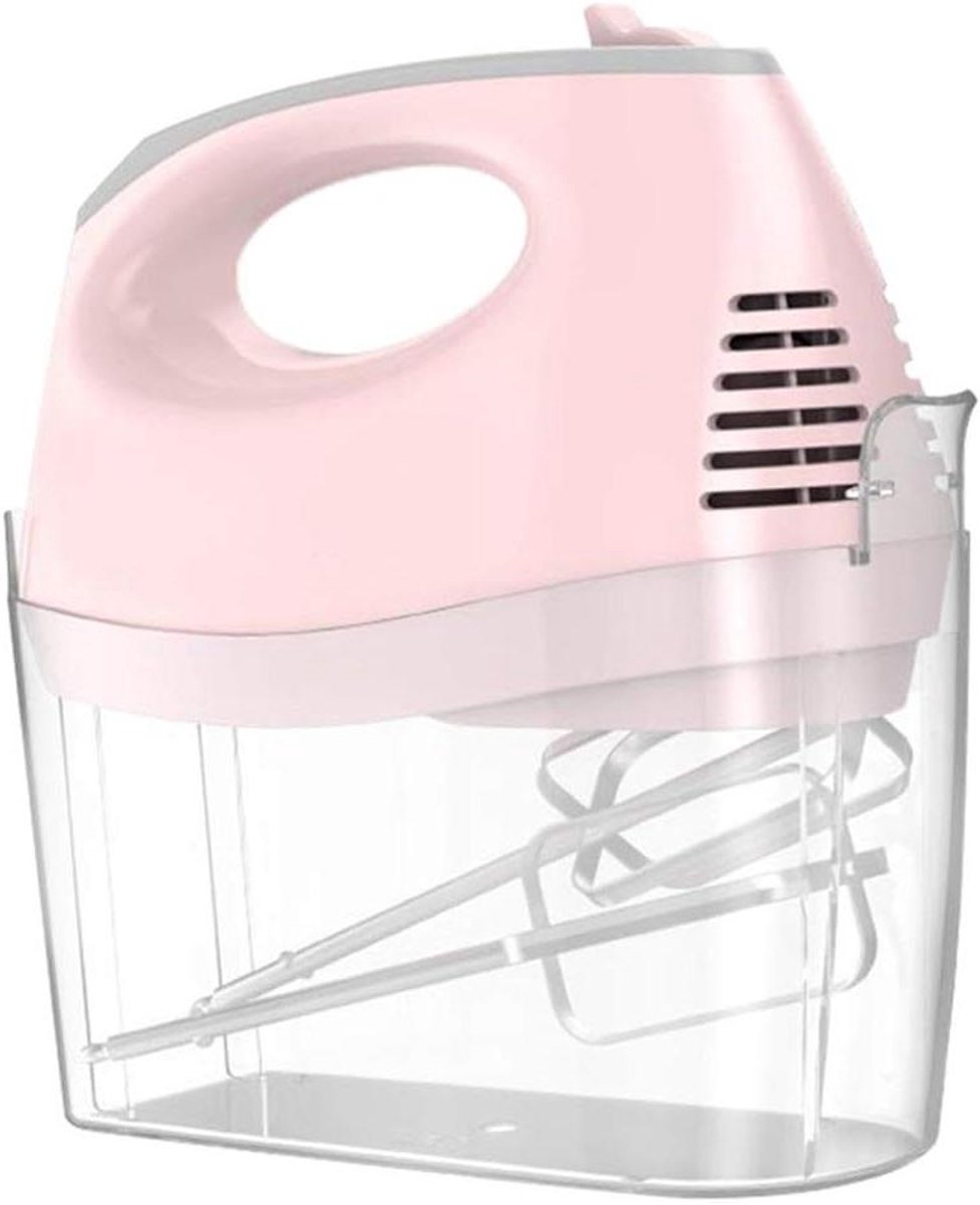 Elektrische handmixer, 5-speed staande mixer met roestvrijstalen kloppers voor het bakken van taarten, muffins en crème-schuim