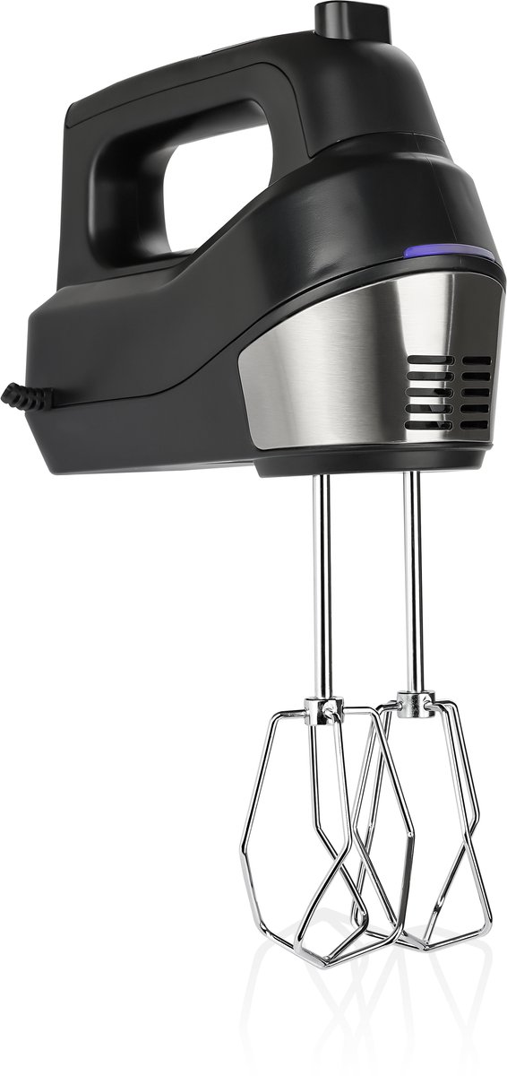 Handmixer met Digitale Display - 6 Snelheden - Turbo Functie - 250W - RVS Deeghaken & Kloppers - Elektrische Mixer voor Bakken en Koken van Merkloos — afbeelding 2