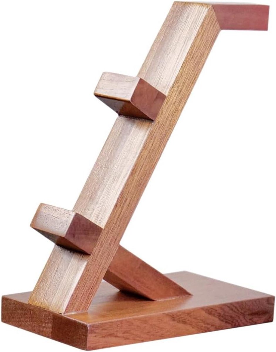 Controller Standaard - Opberghouder Hanger - Gaming Setup - Stevig Hout - 24.5 cm - Bruin — cadeau in Gadgets - foto 2