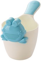 Gobelet de rinçage pour shampoing – Gobelet de rinçage pour le bain pour les cheveux et le corps – Arrosoir pour le bain – Bleu