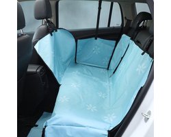 Honden Auto Stoelhoes - Huisdieren Hangmat - Veilig Reizen - Dubbele Waterdichte Stof - 150cm x 130cm - Blauw