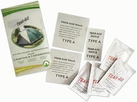 Reparatieset - Plakset Tent - Kampeeruitrusting Repareren - Veelzijdig Materiaal - 7 cm - Transparant van Merkloos — afbeelding 3
