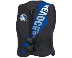 Zwemvest Neopreen - Watersport Vest - Waterskiën Wakeboarden - 50N CE Gecertificeerd - M (90-100cm) - Blauw