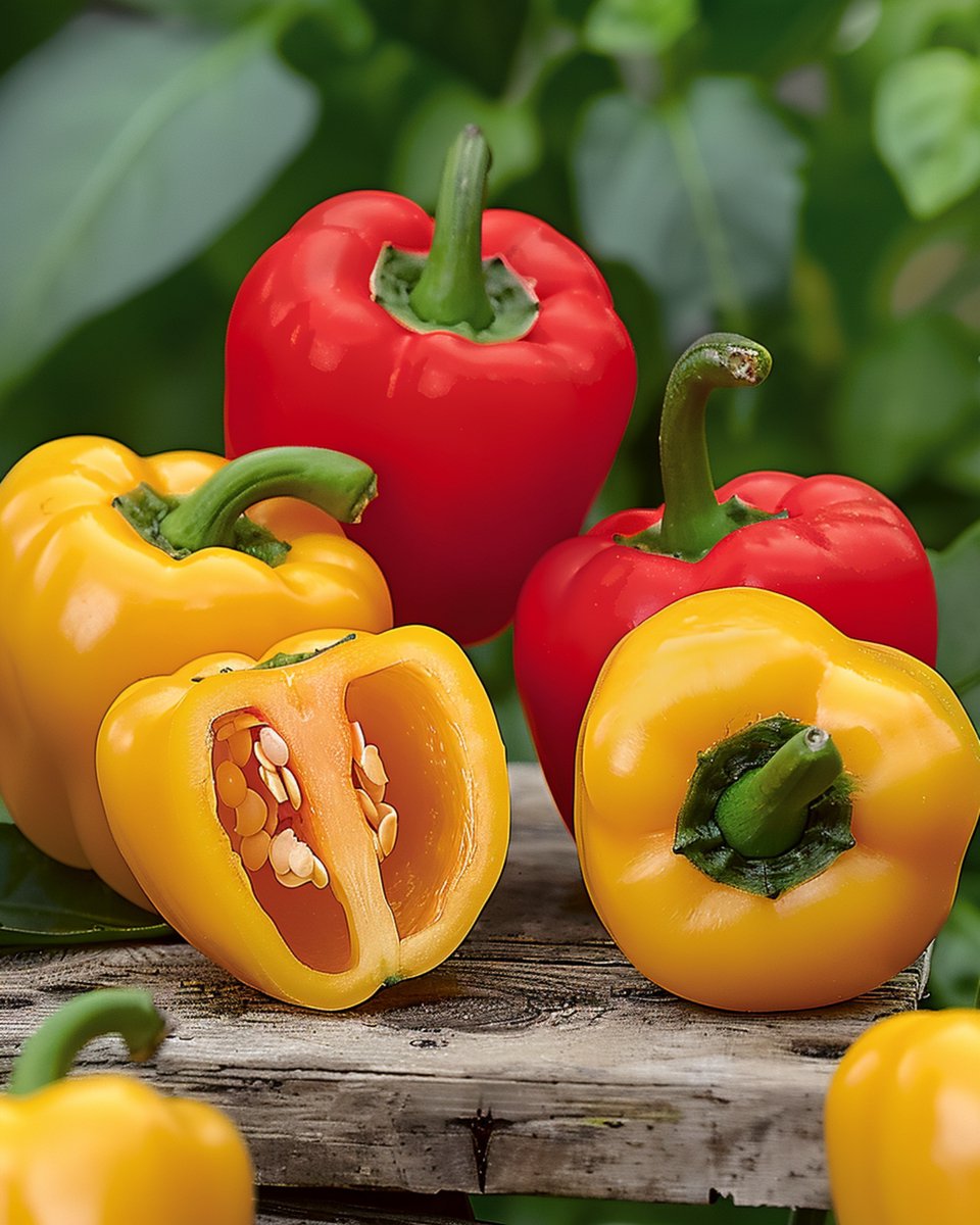 5 sets - Baby Paprika Zaden Tinkerbell F1 Capsicum Annuum Eenjarig Mix