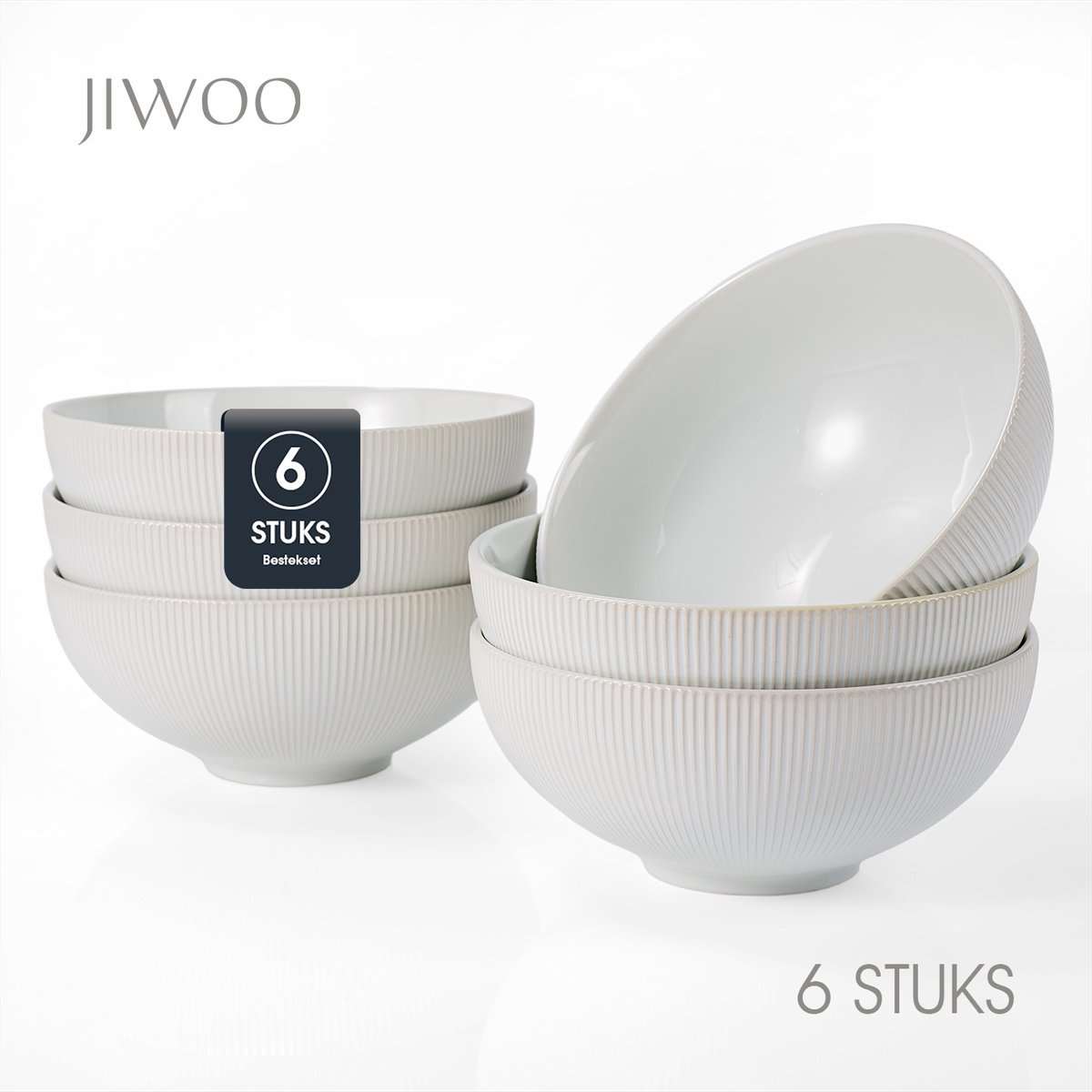 Pastabord set van 6 (Ø20cm / 1450ml), Diep bord, Soepborden, Serviesset 6 persoons, Geschikt voor Restaurants, Horeca, Feest, Familiefeesten, Banketten en Picknicks, Magnetron-vaatwasserbestendig, Keramiek