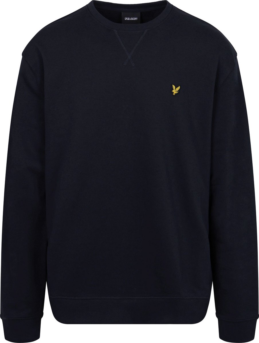 Lyle & Scott Plussize Sweater Navy - Maat XXL - Heren - Sweaters